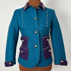 De’ HART Wool Blazer Made in Italy